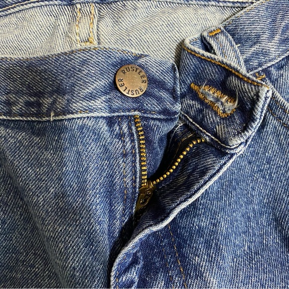 Wrangler Rustler Men’s Regular Fit Straight Leg Jeans 87619SW 36/34 - Picture 6 of 6